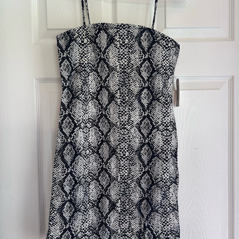 NWT Garage women’s Medium Python Snake bodycon dress